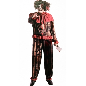 Dark Creepy Clown Costume - Mens Halloween Costumes